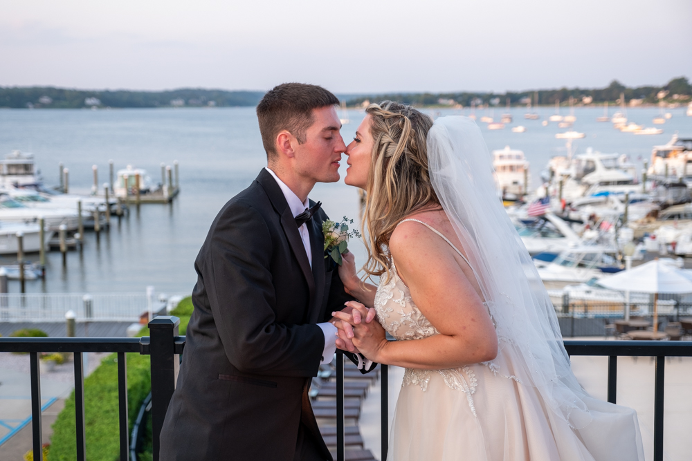 elopement photography near the shore